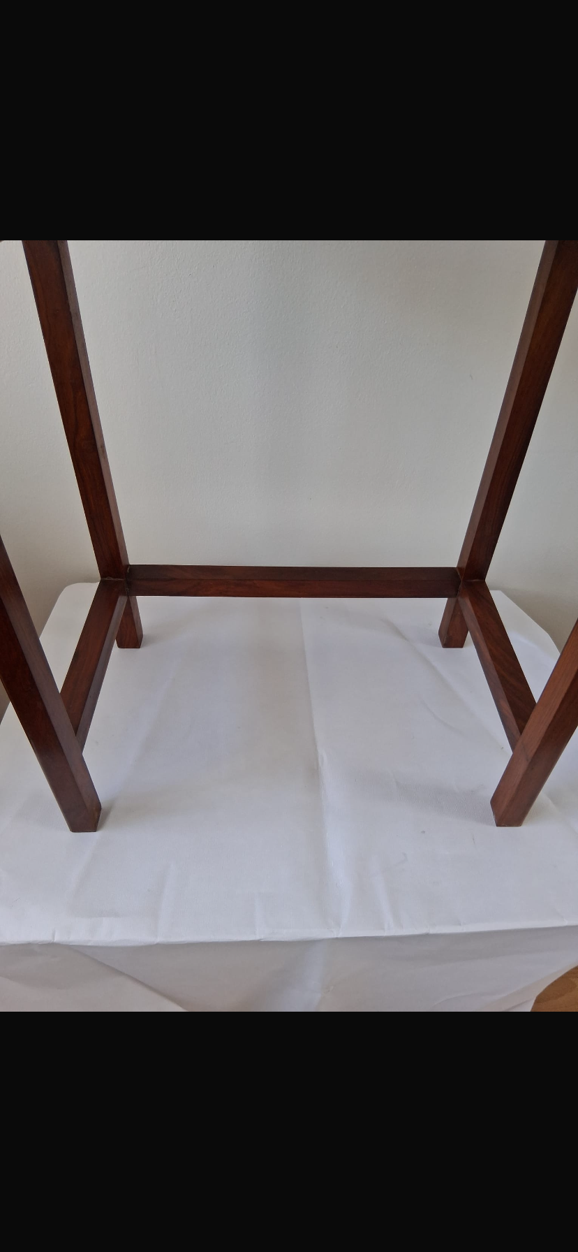 Rosewood Military Campaign Style Nest of 3 Tables