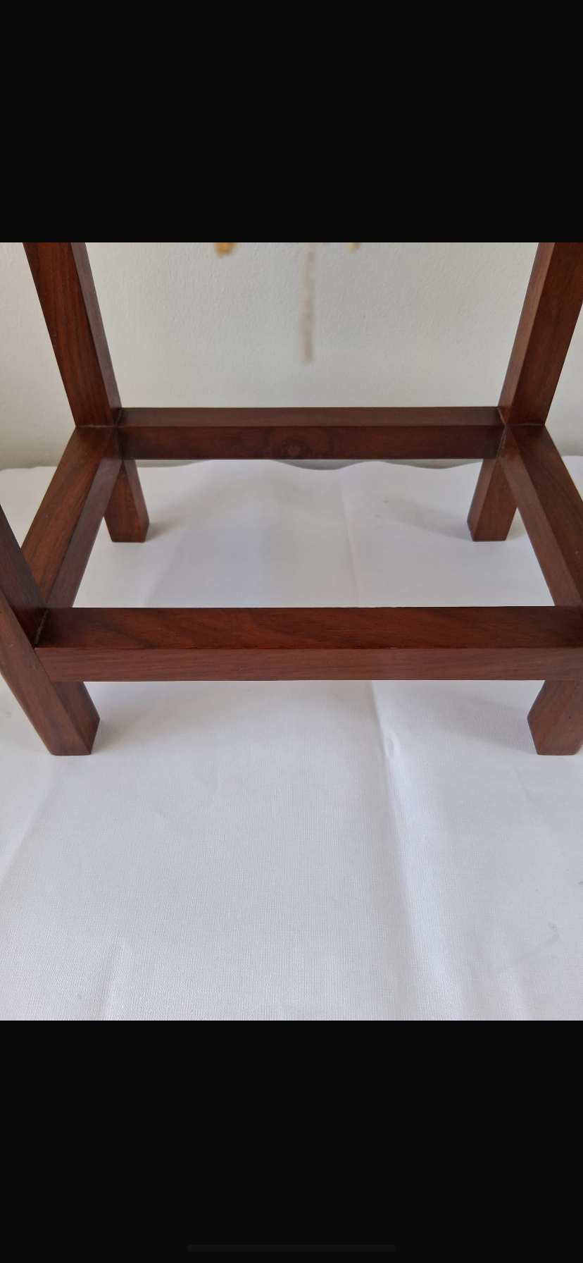 Rosewood Military Campaign Style Nest of 3 Tables