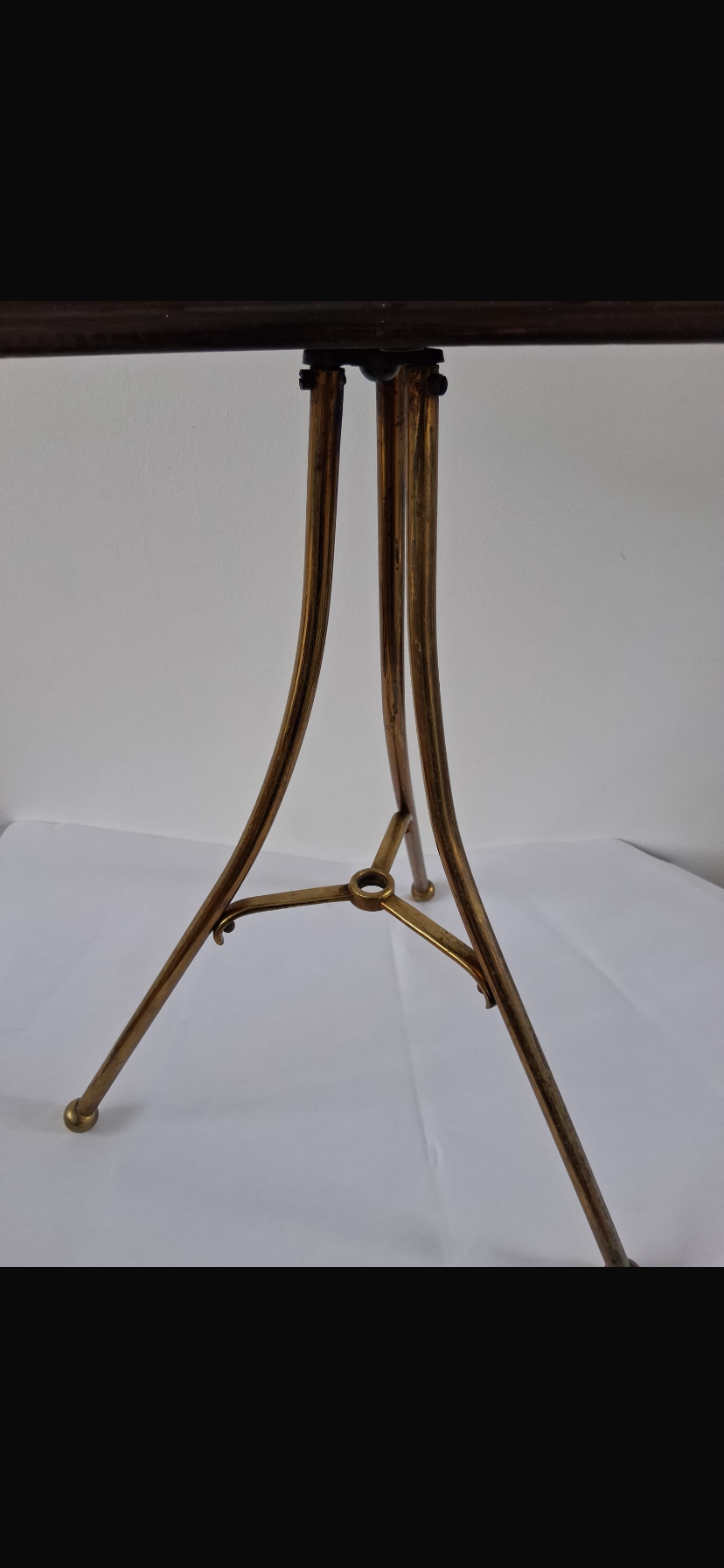 Edwardian Brass And Oak Revolving Newspaper Stand