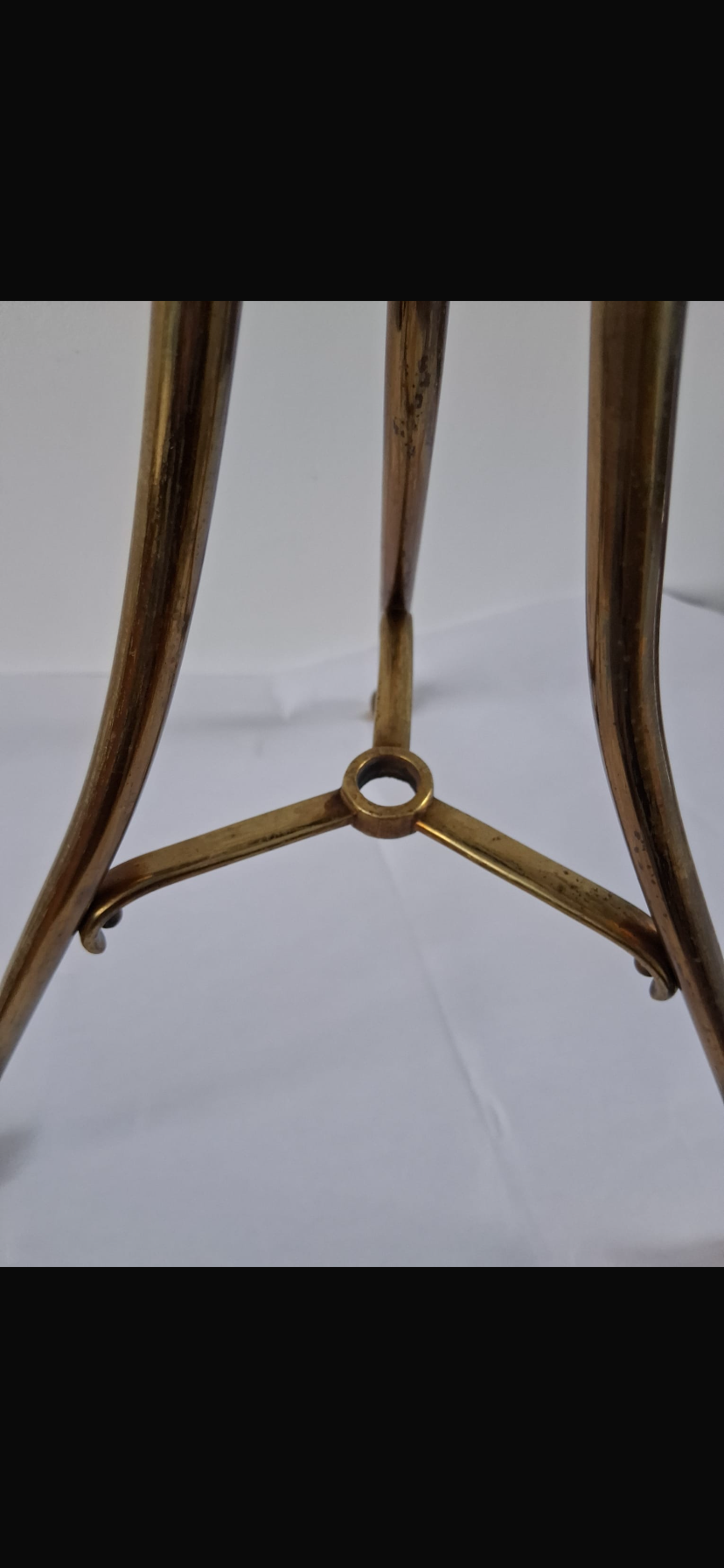 Edwardian Brass And Oak Revolving Newspaper Stand