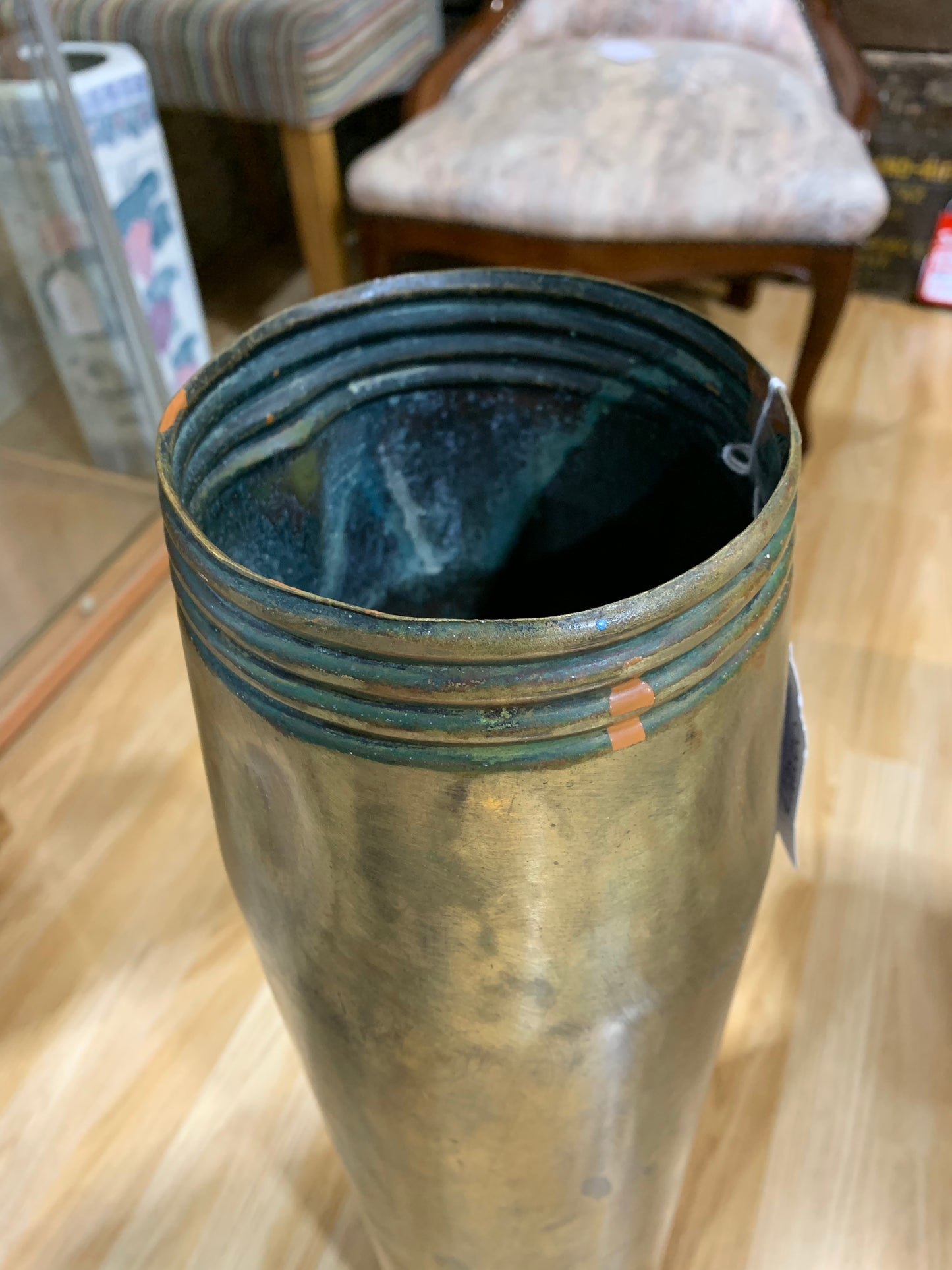 British Military 1964 Naval Shell Casing