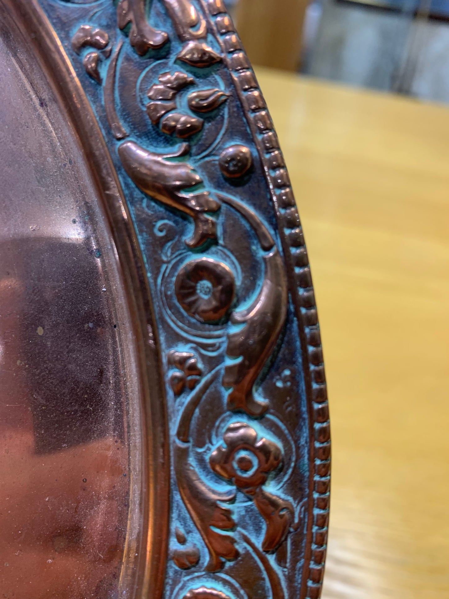 Antique Bronze Plate Circa 1880 Germany