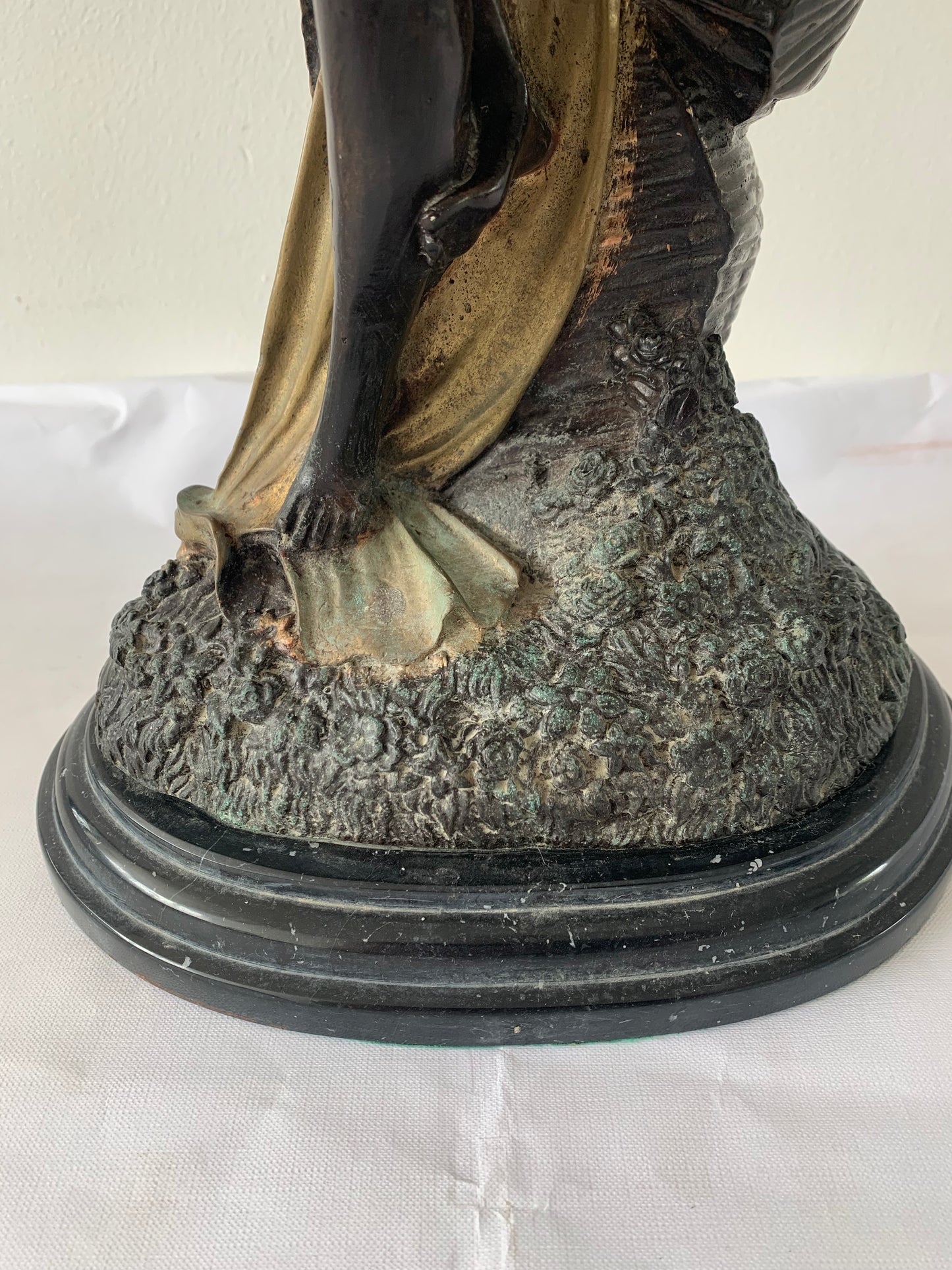 Romain De Tirtoff Art Deco Bronze Mirror