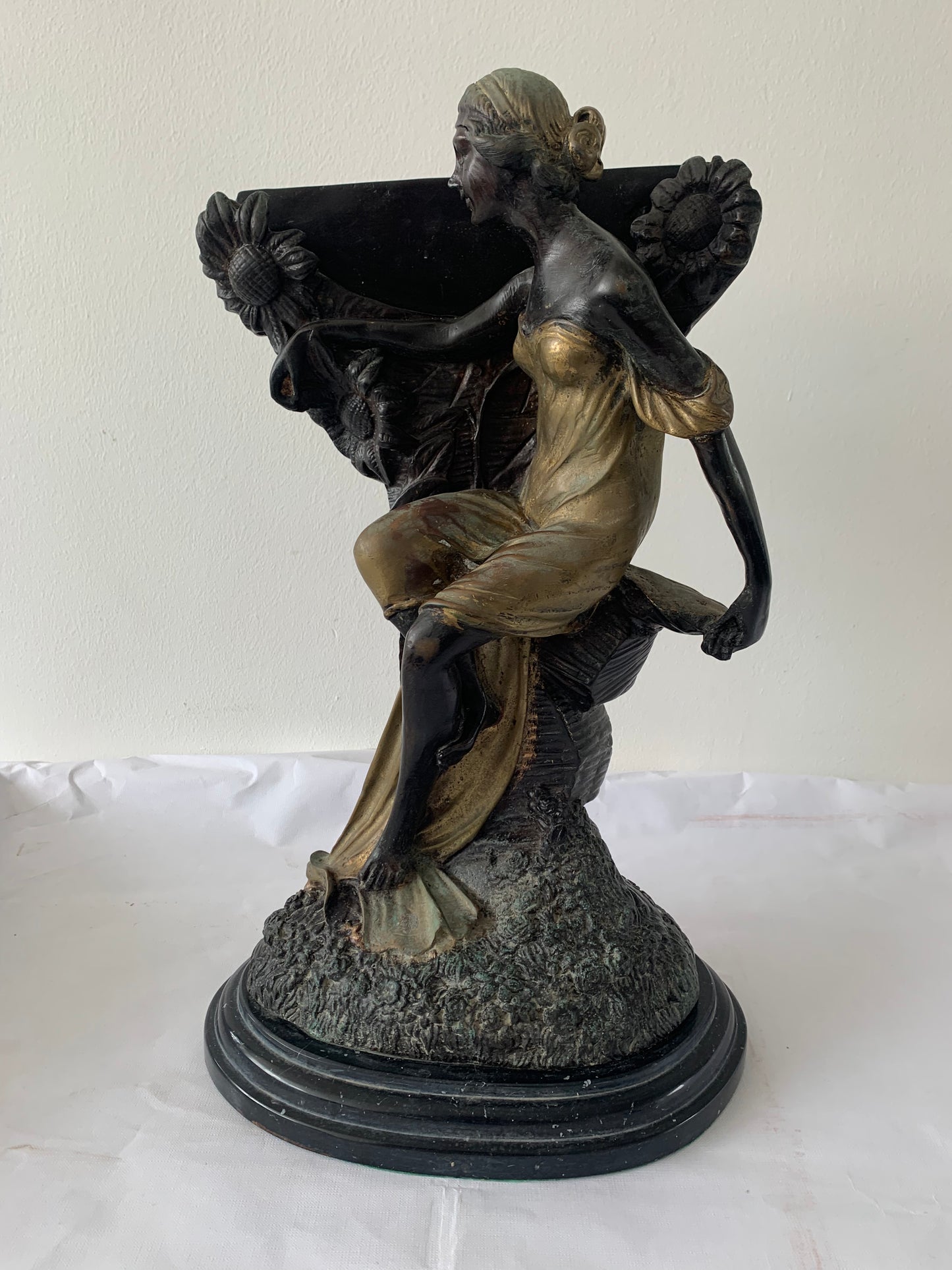 Romain De Tirtoff Art Deco Bronze Mirror
