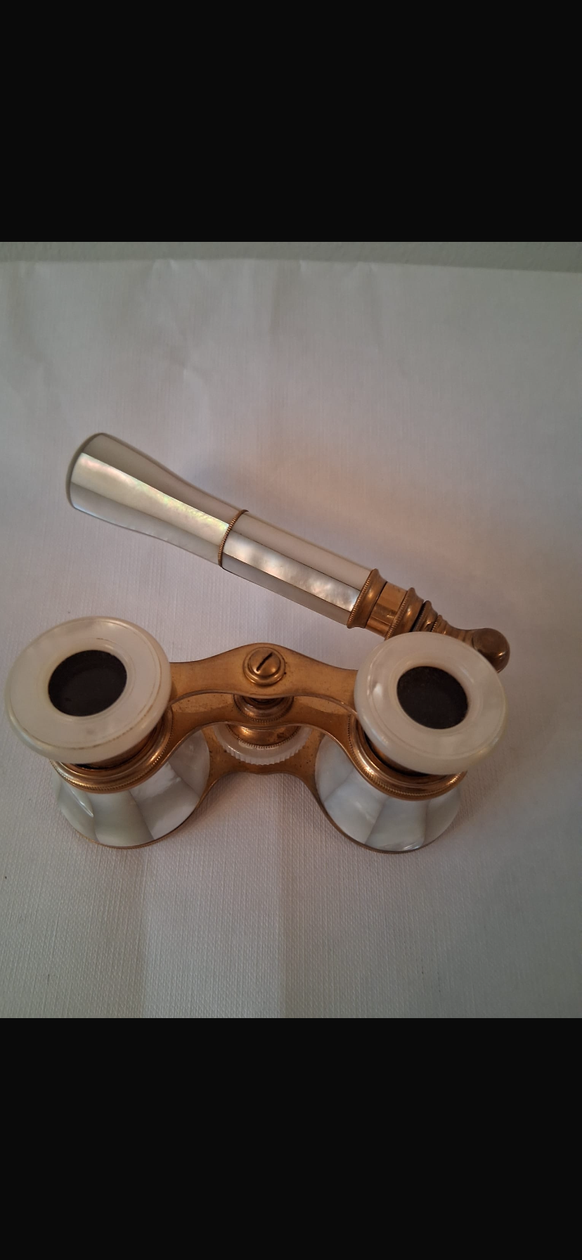 Antique French Mother Of Pearl Opera Glasses
