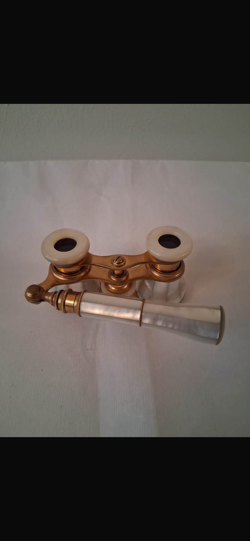 Antique French Mother Of Pearl Opera Glasses