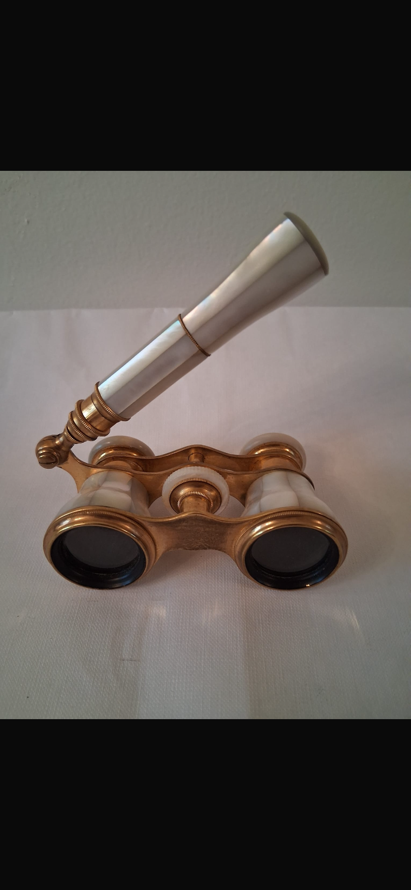 Antique French Mother Of Pearl Opera Glasses