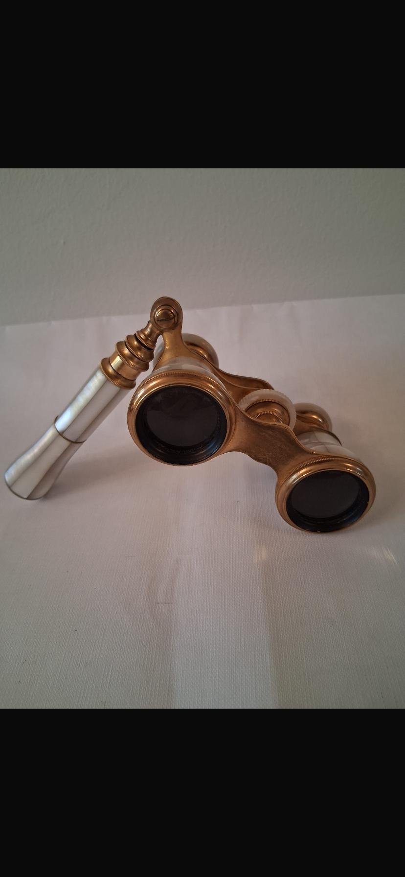 Antique French Mother Of Pearl Opera Glasses