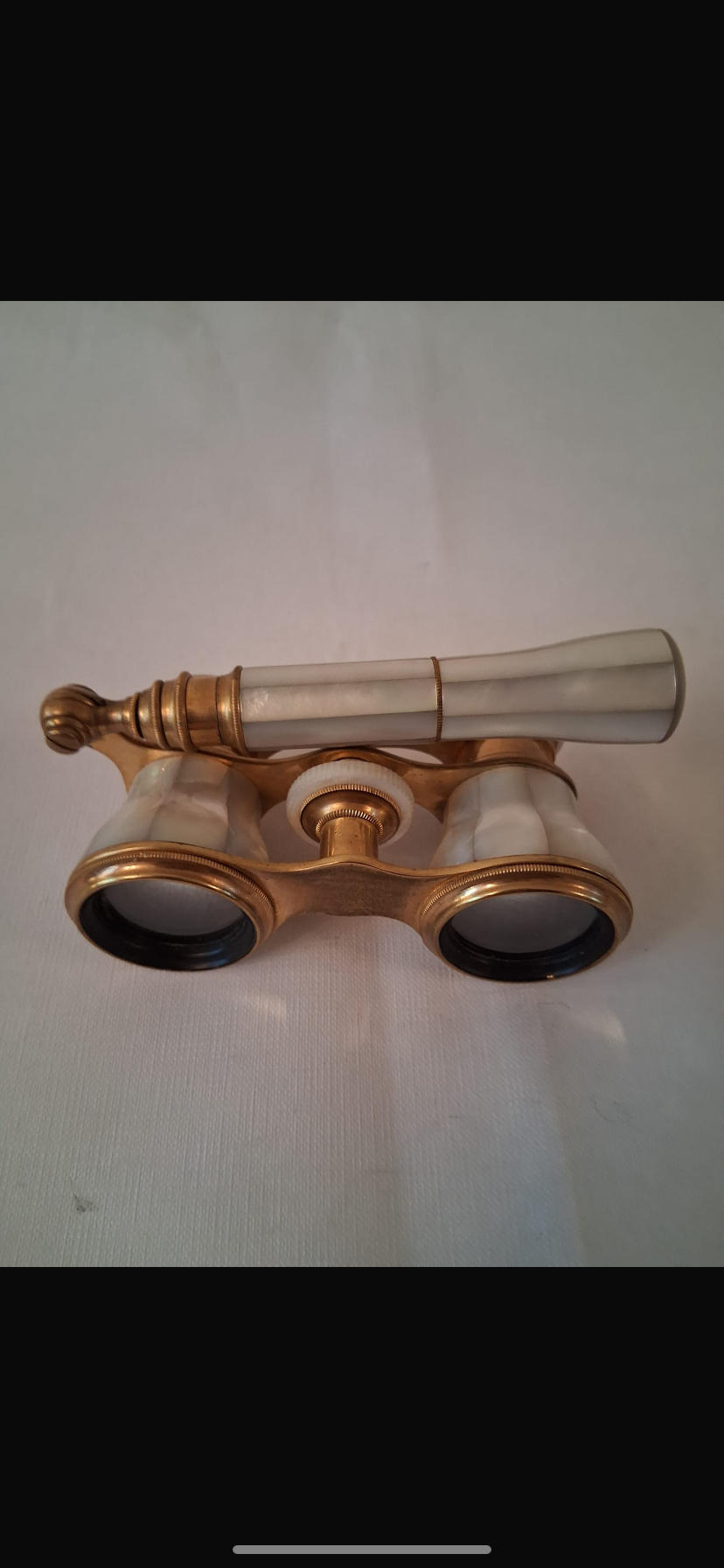 Antique French Mother Of Pearl Opera Glasses