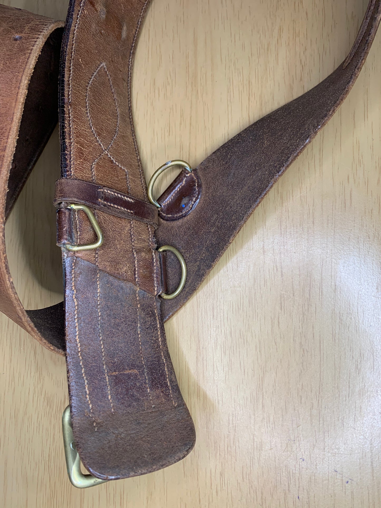 WW1 Officers Sam Browne Champion & Wilton Leather Belt