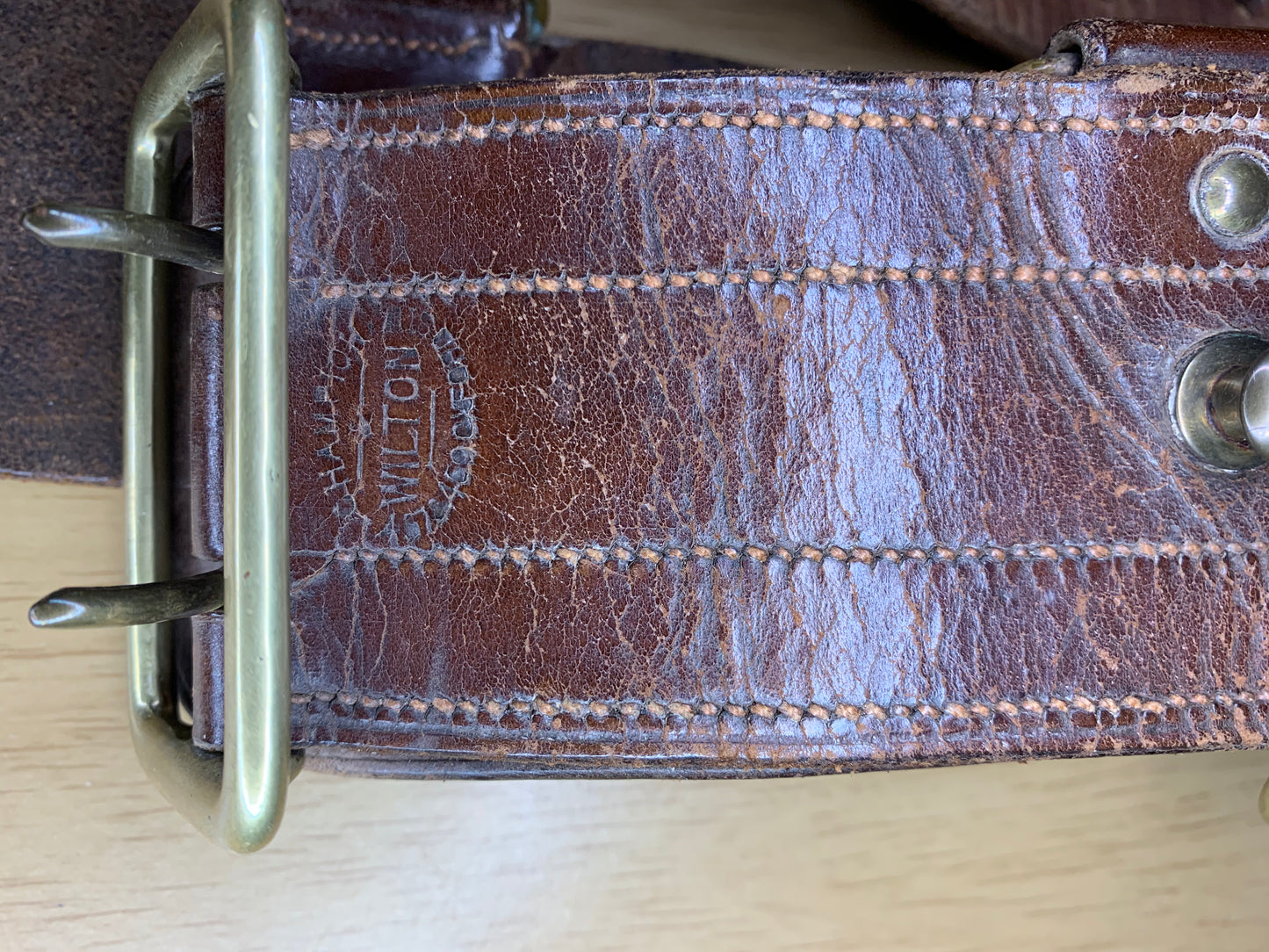 WW1 Officers Sam Browne Champion & Wilton Leather Belt