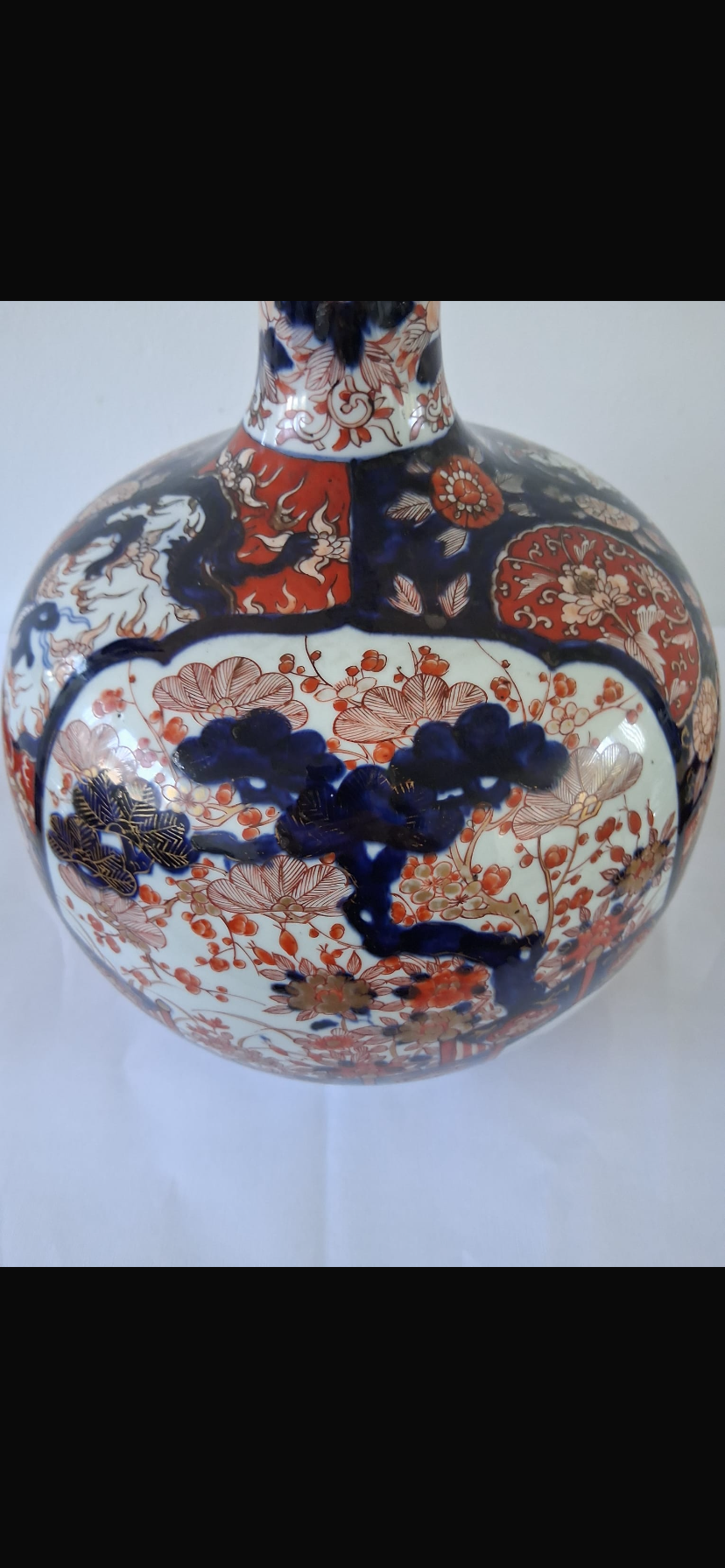 19th Century Japanese Imari Bottle Vase