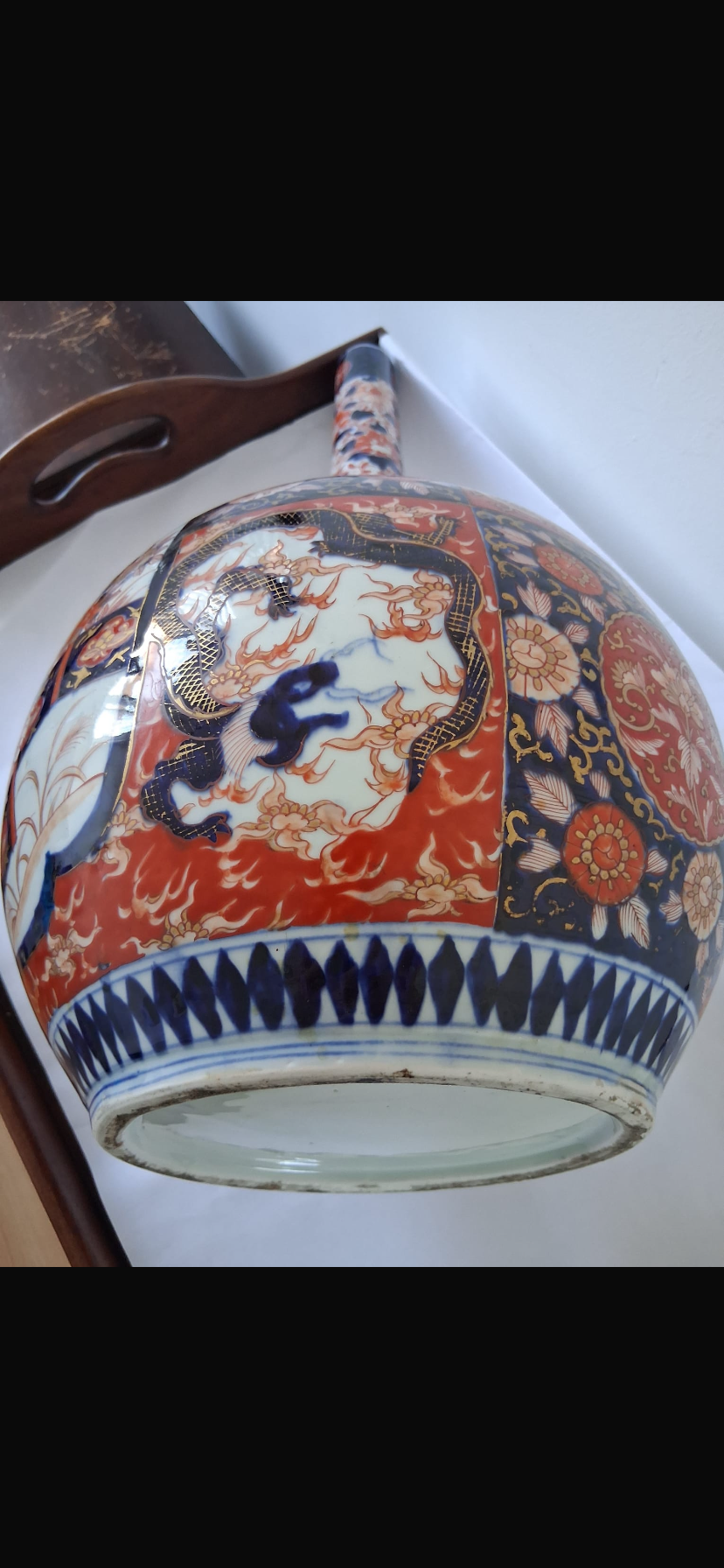 19th Century Japanese Imari Bottle Vase