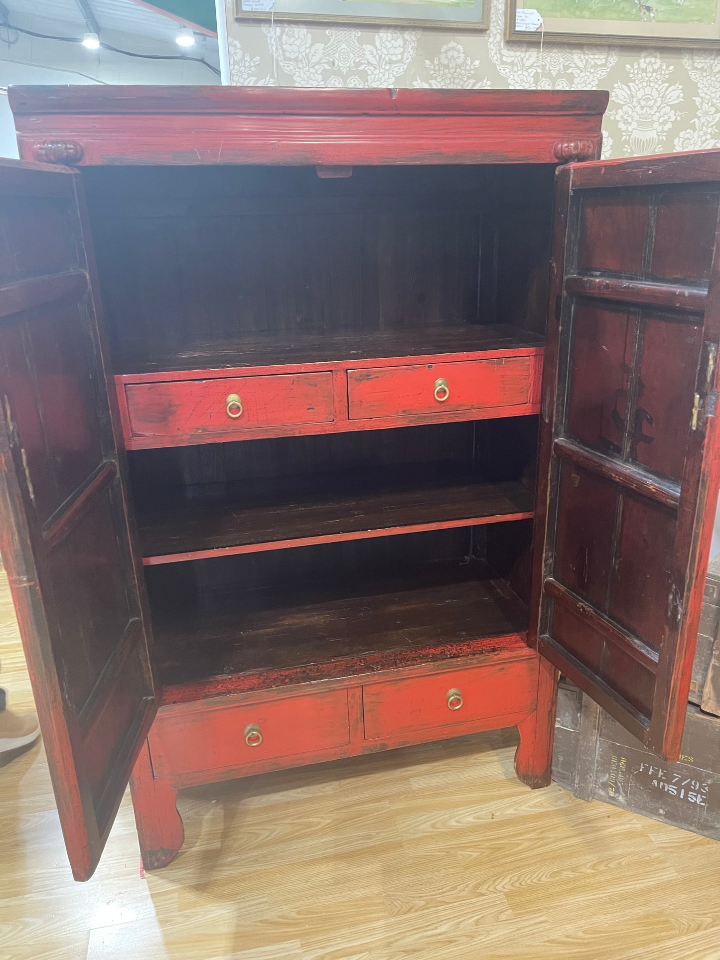 Antique Chinese Wedding Cabinet