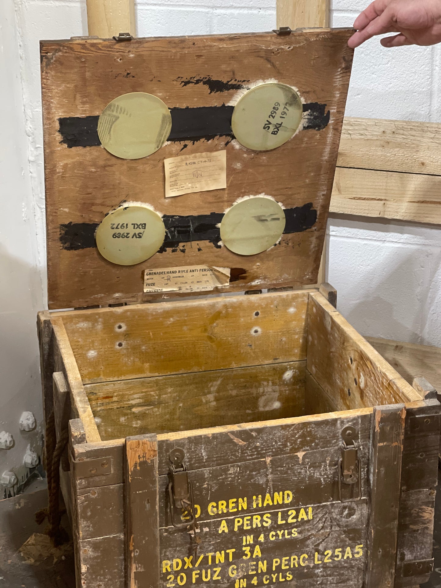 1970s Grenade Crate