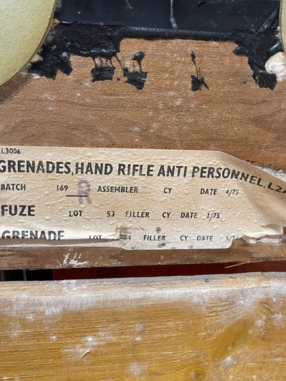 1970s Grenade Crate