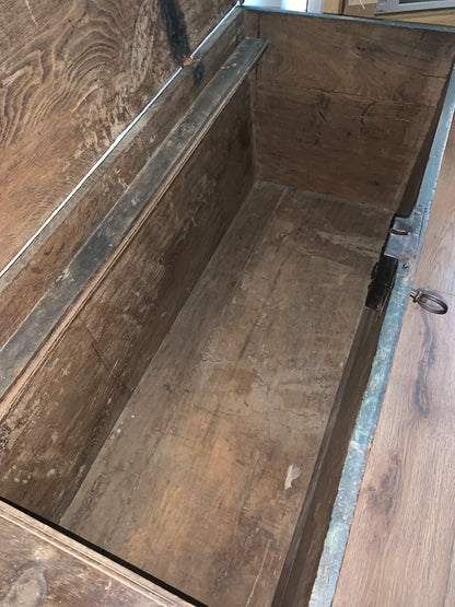 Antique 1849 Swedish Domed Top Marriage Trunk