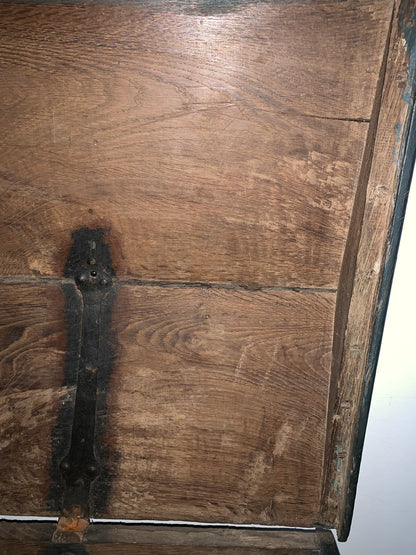 Antique 1849 Swedish Domed Top Marriage Trunk