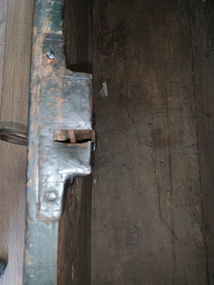 Antique 1849 Swedish Domed Top Marriage Trunk