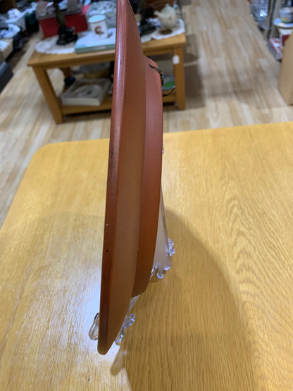 Japanese Meiji Terracotta Wall Plaque 1868-1912