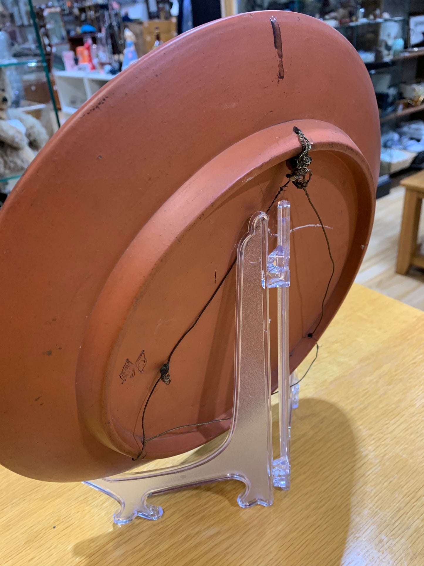 Japanese Meiji Terracotta Wall Plaque 1868-1912