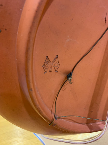 Japanese Meiji Terracotta Wall Plaque 1868-1912