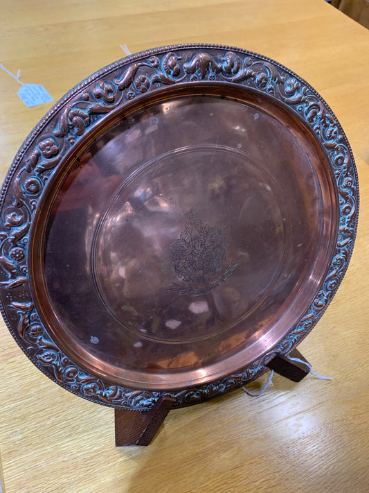 Antique Bronze Plate Circa 1880 Germany