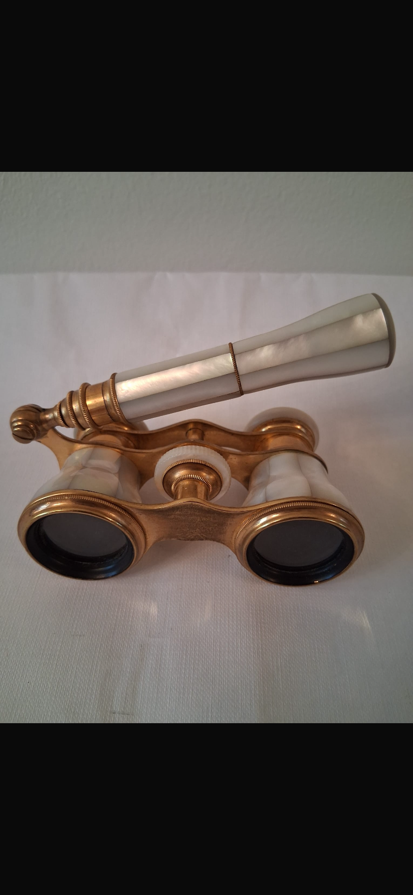 Antique French Mother Of Pearl Opera Glasses