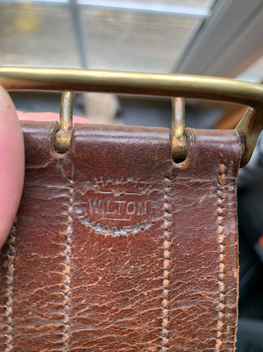 WW1 Officers Sam Browne Champion & Wilton Leather Belt