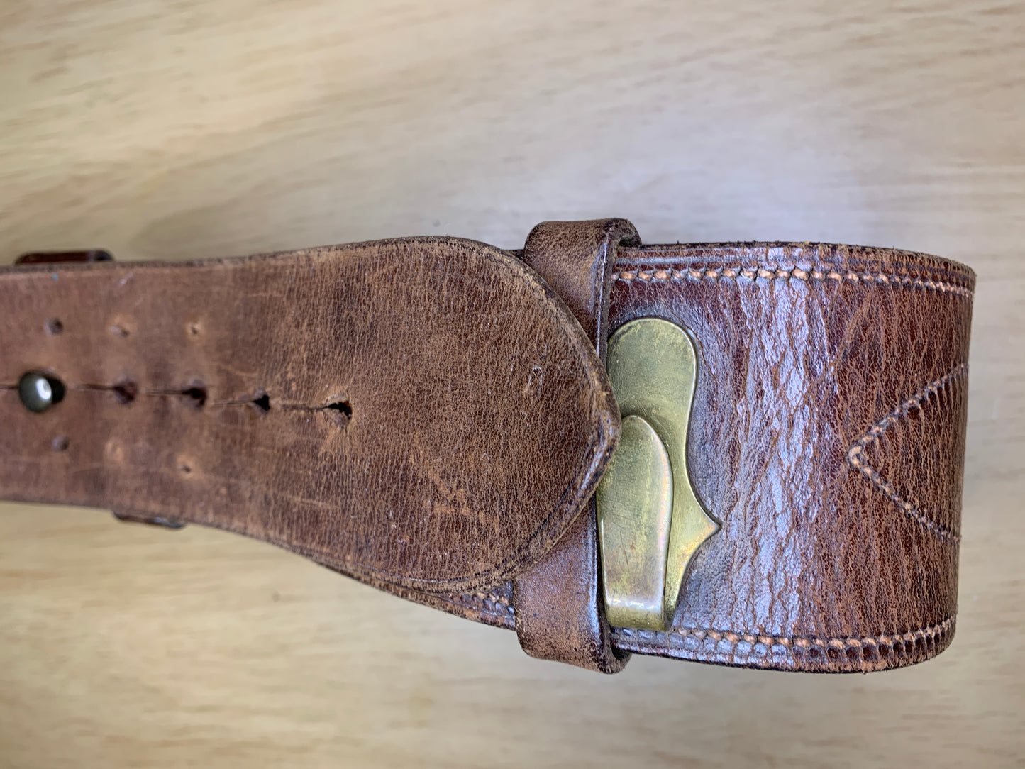WW1 Officers Sam Browne Champion & Wilton Leather Belt