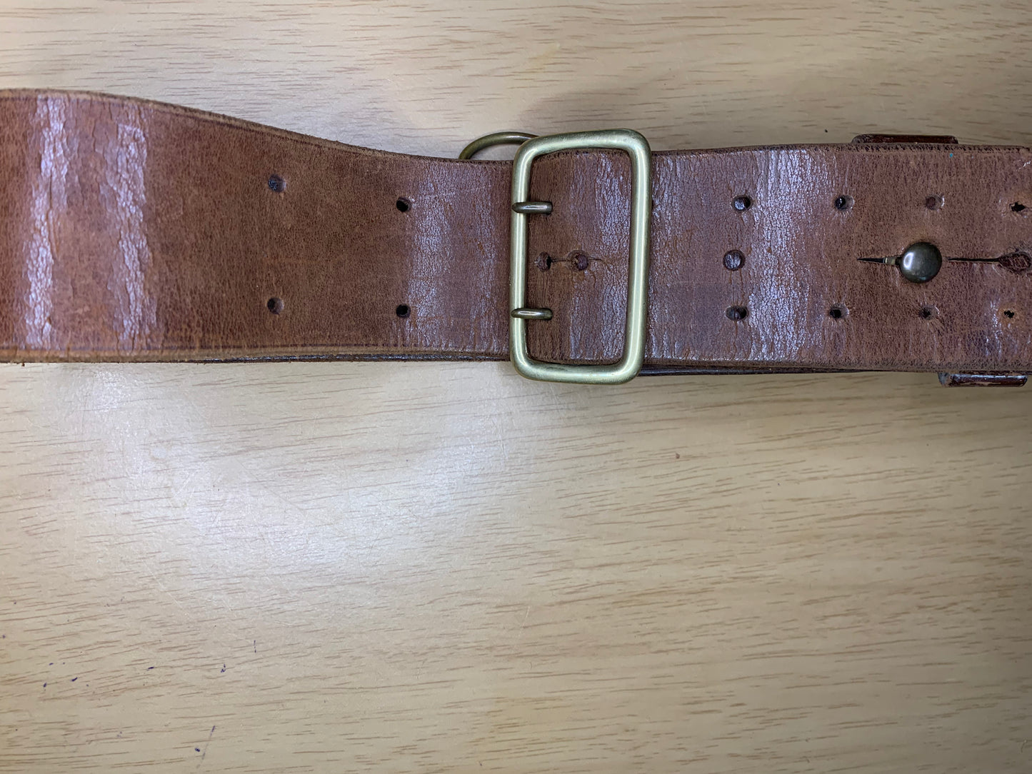 WW1 Officers Sam Browne Champion & Wilton Leather Belt