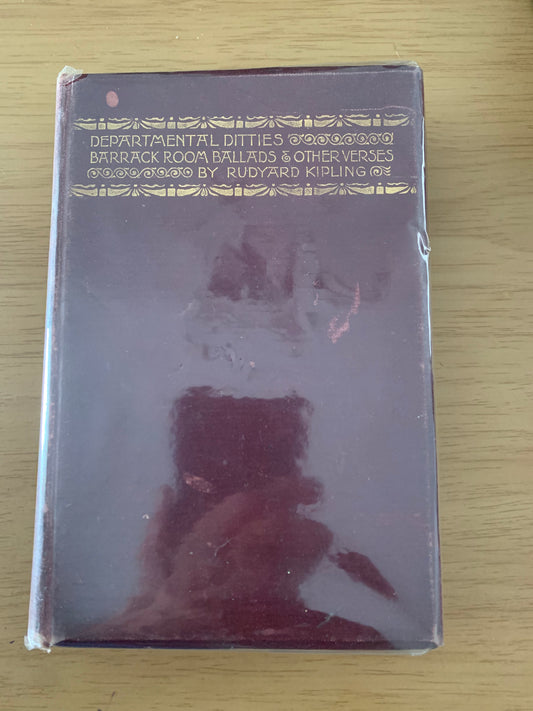 First American Edition Rudyard Kiplings Departmental Ditties 1890