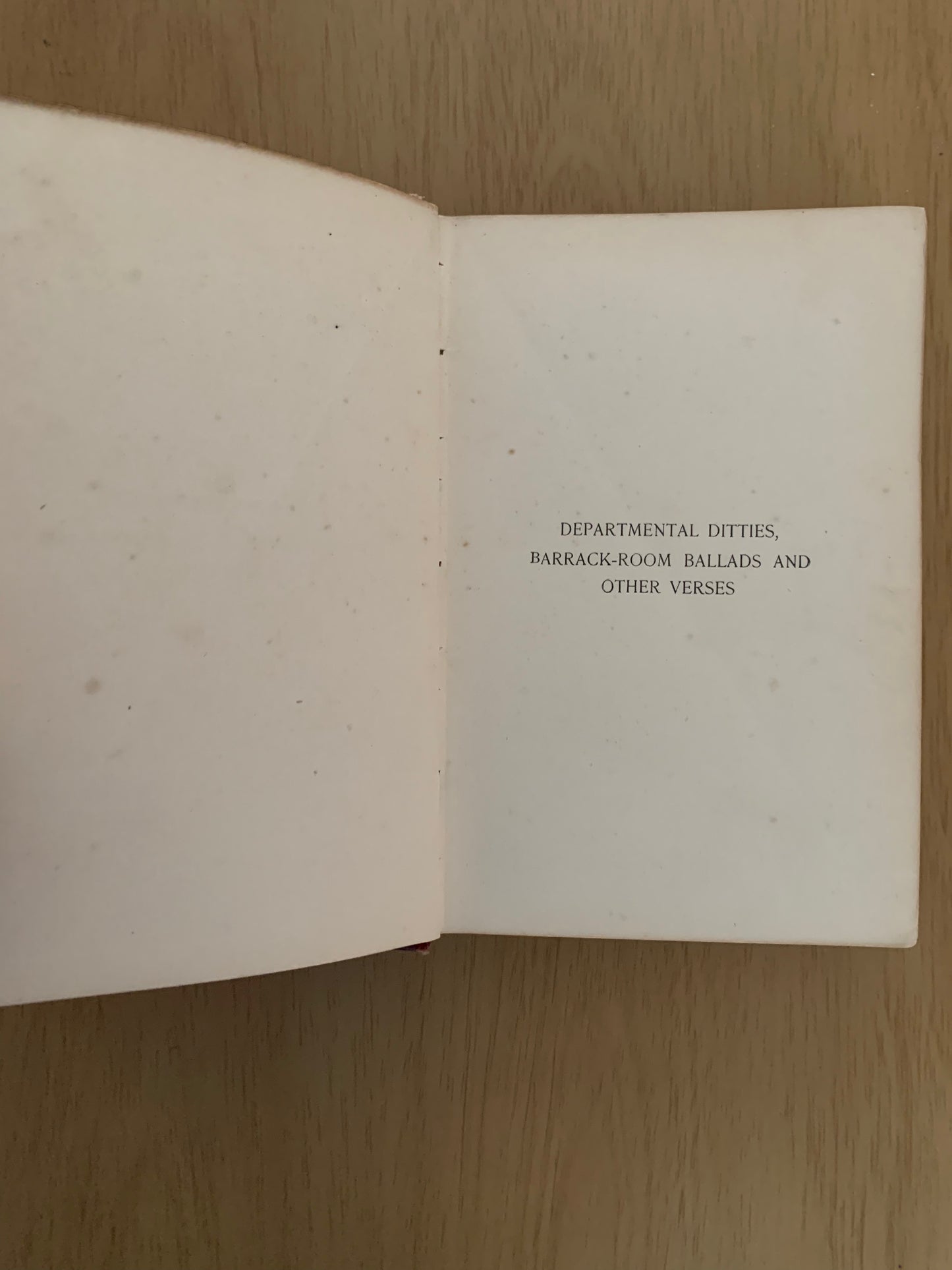 First American Edition Rudyard Kiplings Departmental Ditties 1890