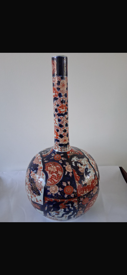 19th Century Japanese Imari Bottle Vase