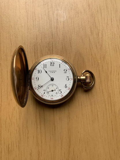 Gold plated Waltham U.S.A Pocket Watch