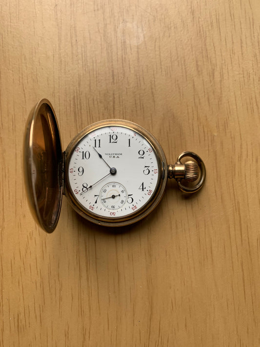 Gold plated Waltham U.S.A Pocket Watch