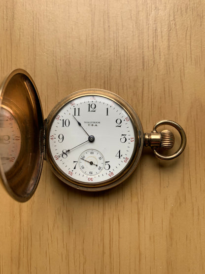 Gold plated Waltham U.S.A Pocket Watch