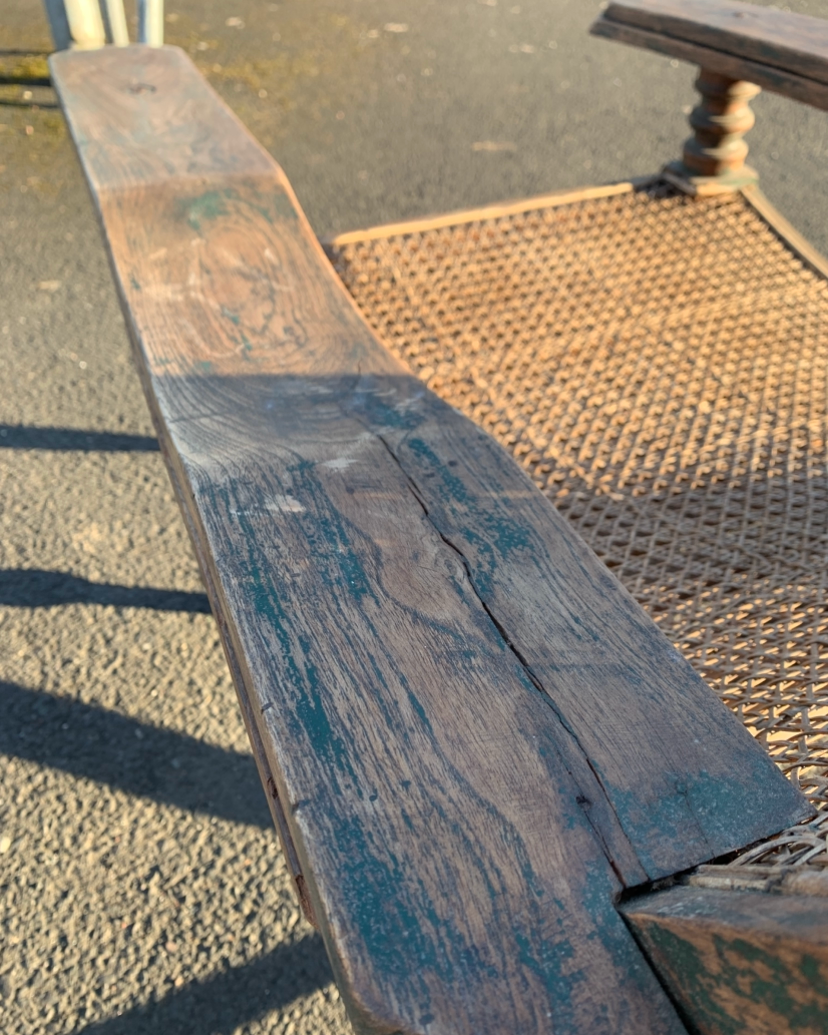 Antique 19th Century Solid Teak Plantation Chair