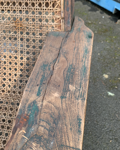 Antique 19th Century Solid Teak Plantation Chair