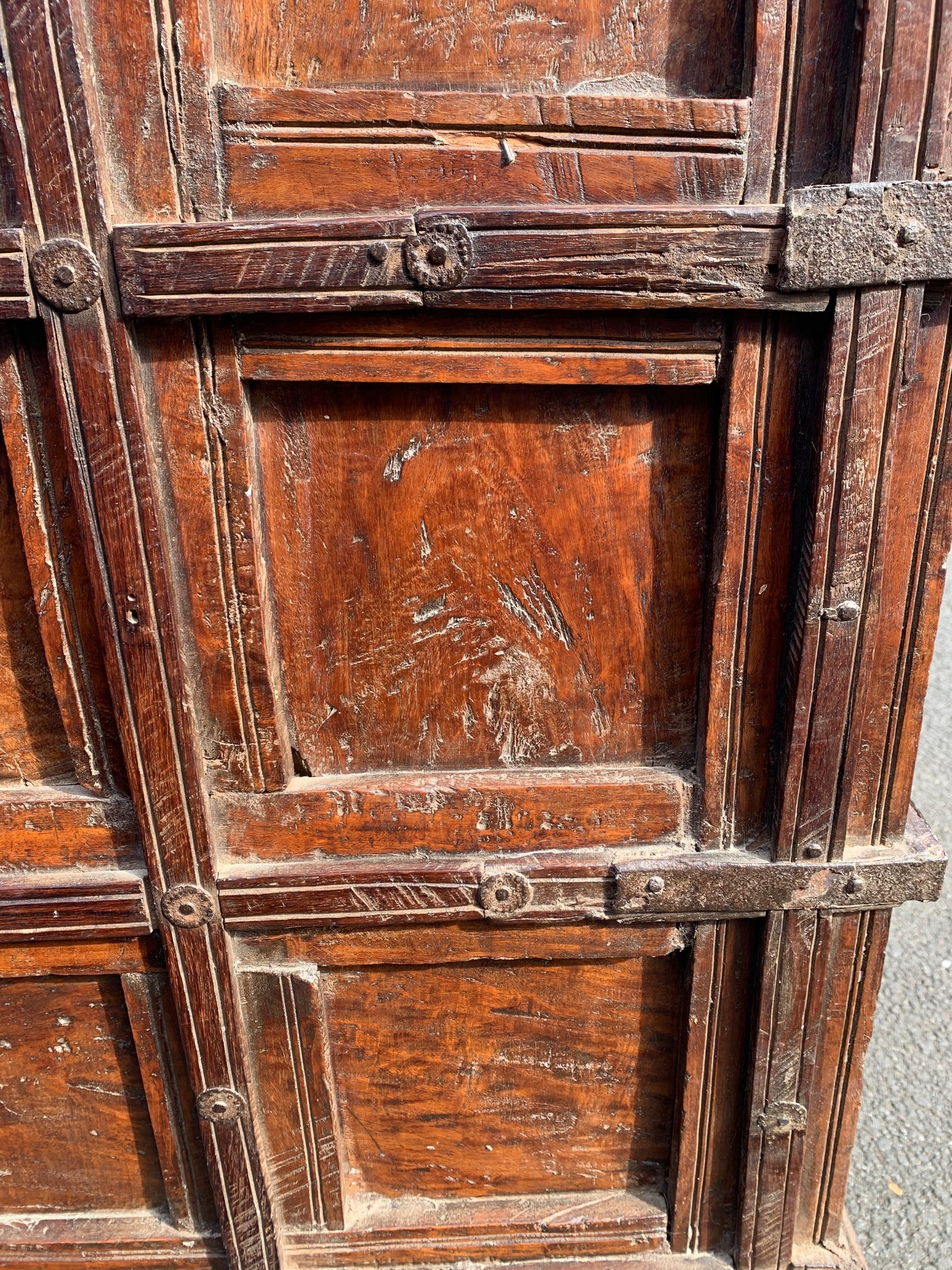 Antique Anglo-Indian DAMCHIYA Dowry Chest & Settle Bench.