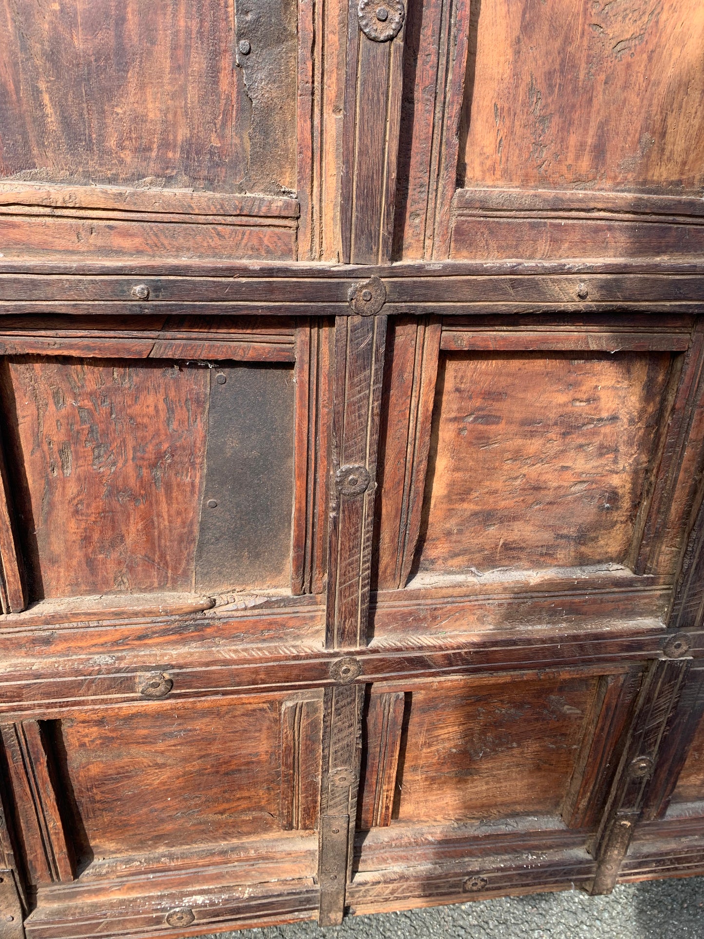 Antique Anglo-Indian DAMCHIYA Dowry Chest & Settle Bench.