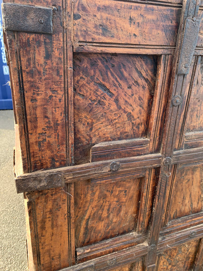 Antique Anglo-Indian DAMCHIYA Dowry Chest & Settle Bench.