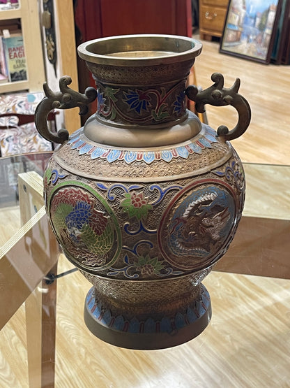 Antique Japanese Cloisonné Vase