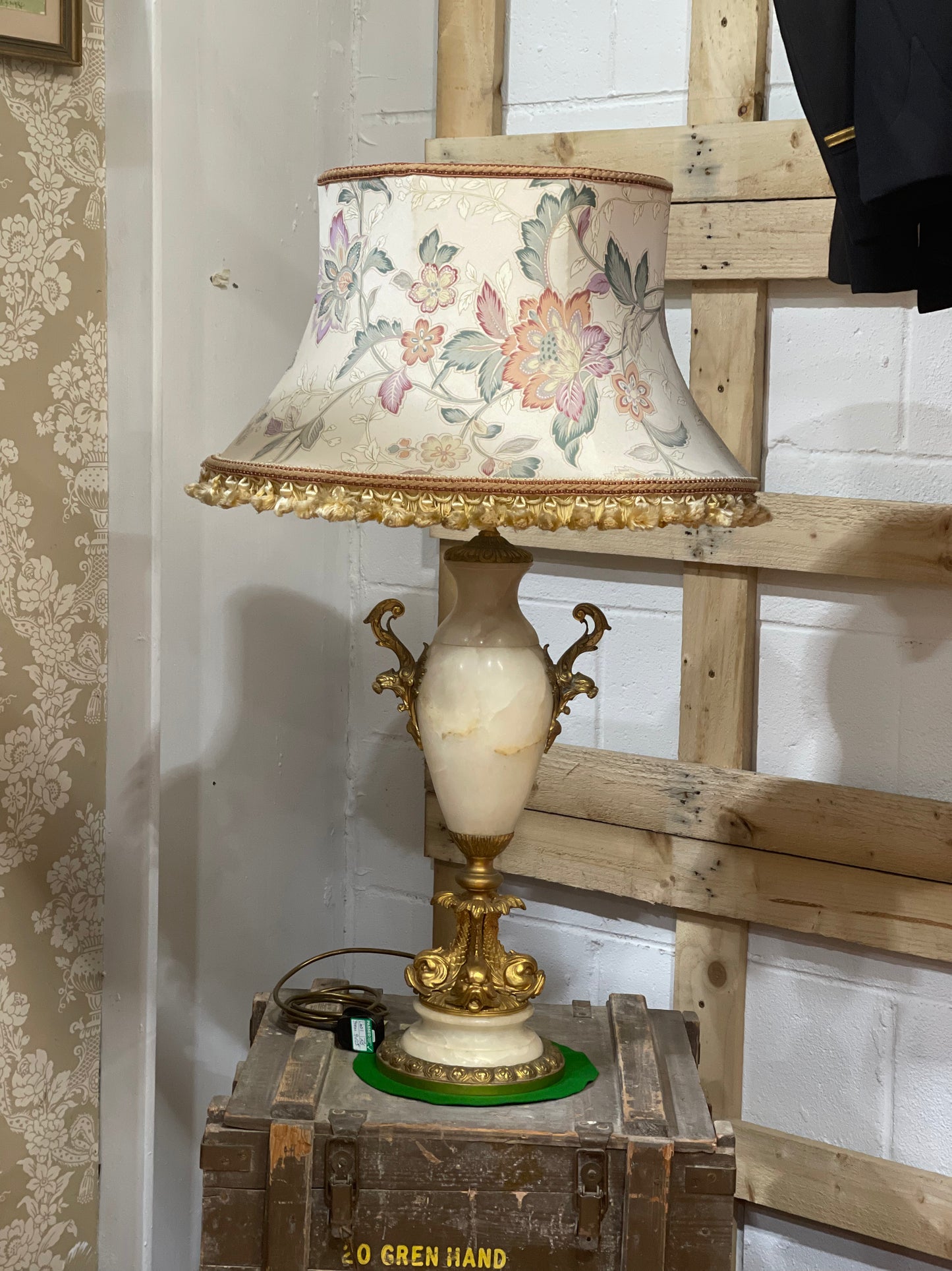 Neoclassical Koi Fish Table Lamp