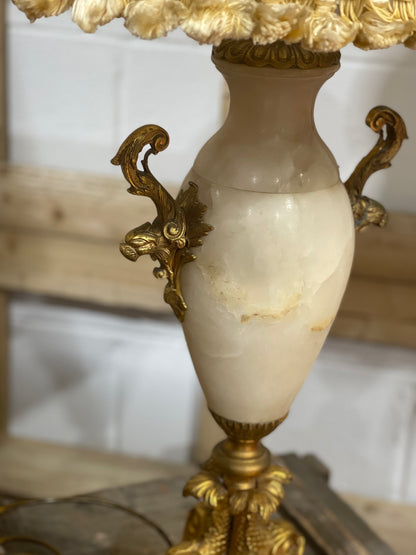 Neoclassical Koi Fish Table Lamp