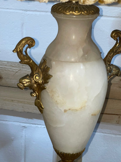 Neoclassical Koi Fish Table Lamp